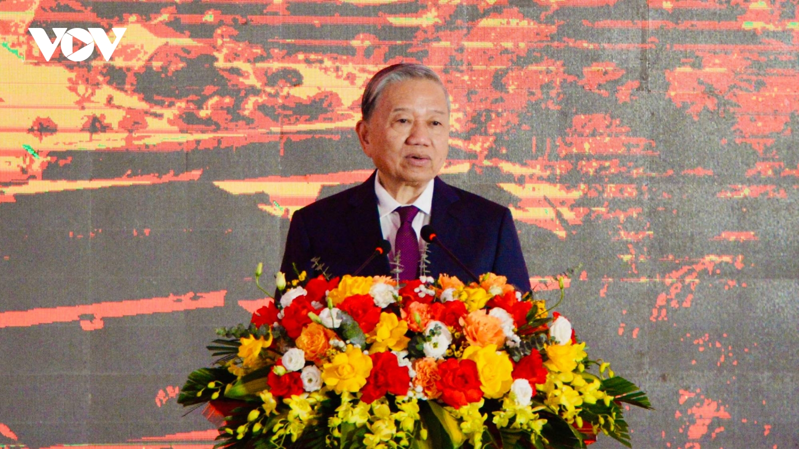 Tổng Bí thư Tô Lâm dự lễ khởi công trường phổ thông nội trú Trường Hà, Cao Bằng