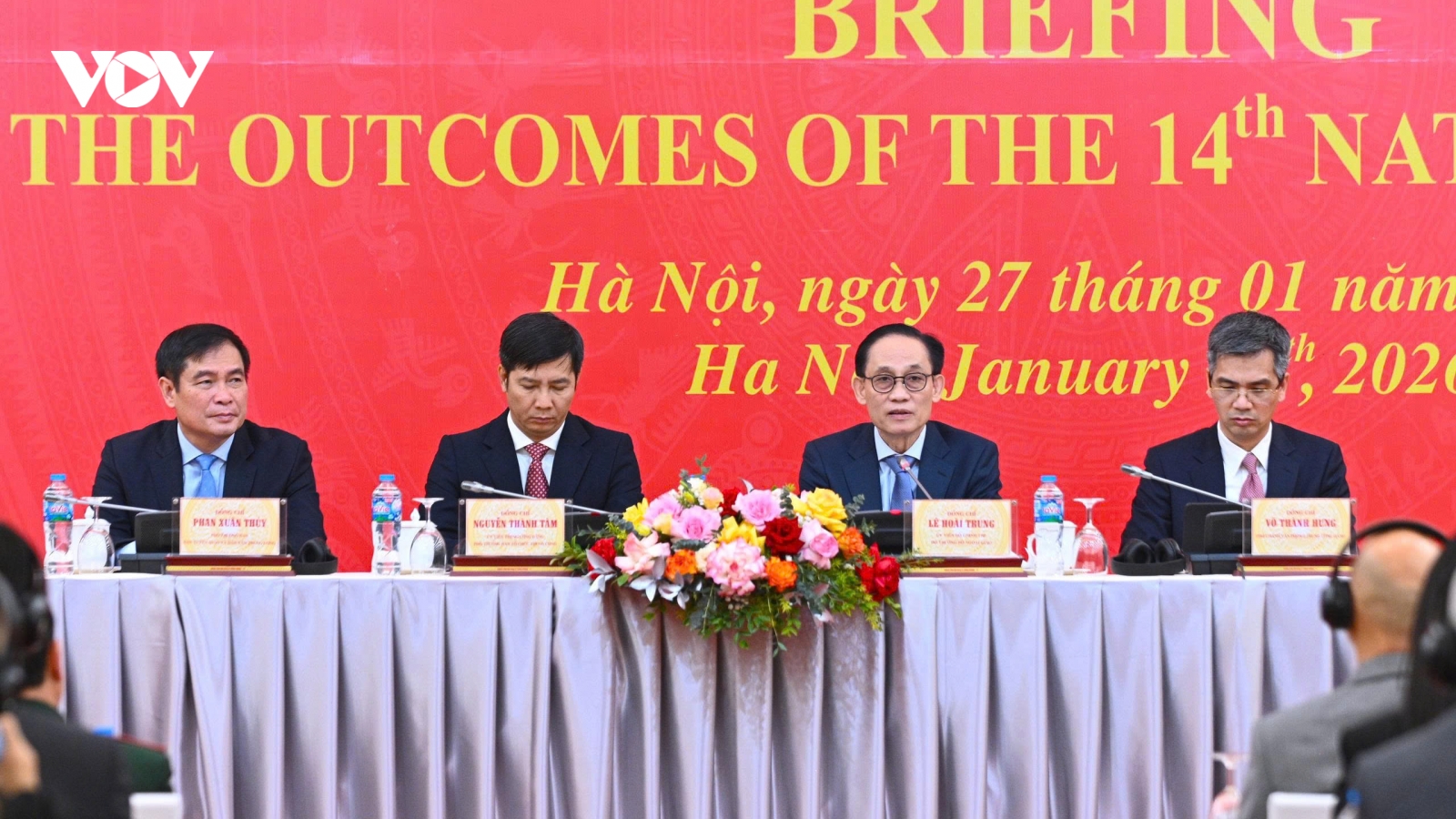 Bộ trưởng Lê Hoài Trung: Đại hội XIV thể hiện khát vọng vươn lên của dân tộc