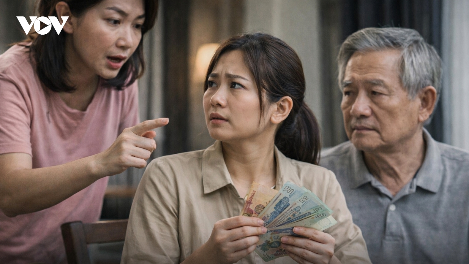 Giữ lương hưu 12 triệu/tháng cho bố chồng, tôi lúng túng khi em gái chồng đòi hỏi