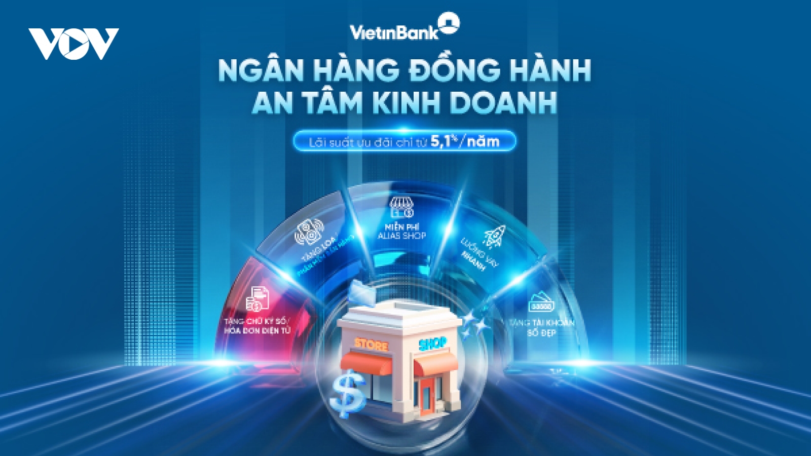 Chủ shop, tiểu thương “dễ thở” khi VietinBank tung gói vay lãi suất từ 5,1%/năm