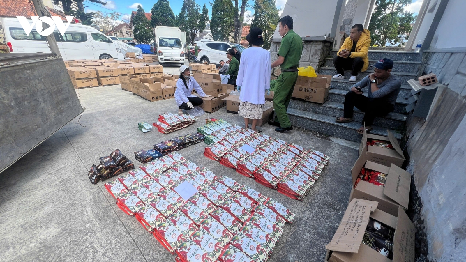 Phát hiện cơ sở làm giả hơn 7 tấn cà phê ở Lâm Đồng