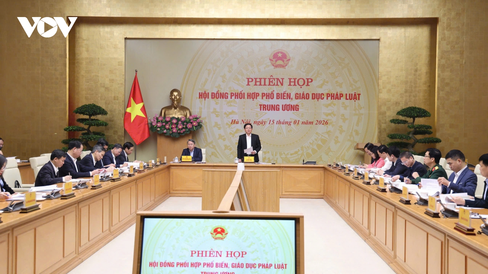 Phó TT Hồ Quốc Dũng họp Hội đồng phối hợp phổ biến, giáo dục pháp luật trung ương