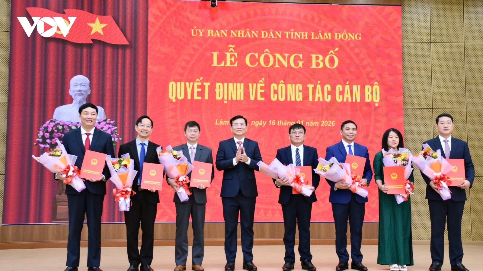 Lâm Đồng công bố 7 quyết định về công tác cán bộ