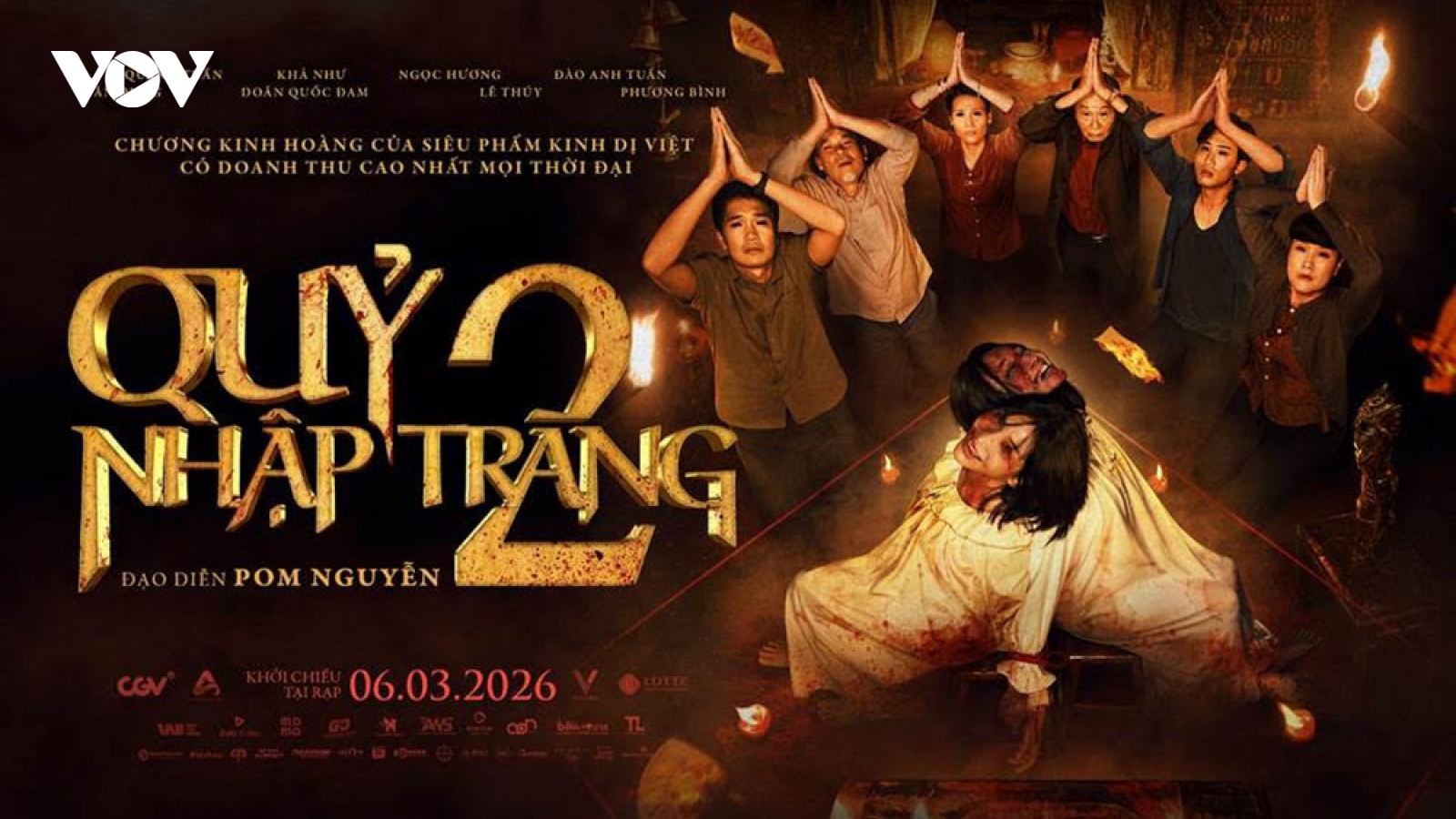 Trailer "Quỷ nhập tràng 2" gây sốc: Minh Như cùng dàn gia đình rơi vào vòng quỷ ám