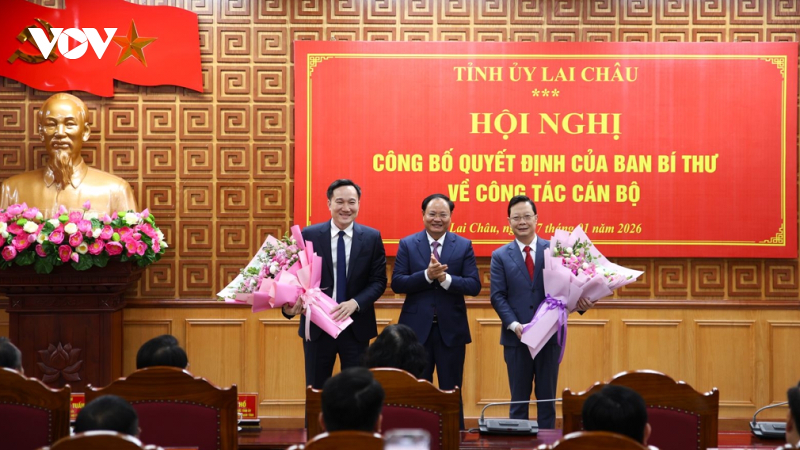 Lai Châu có thêm 2 tân Phó Bí thư Tỉnh ủy