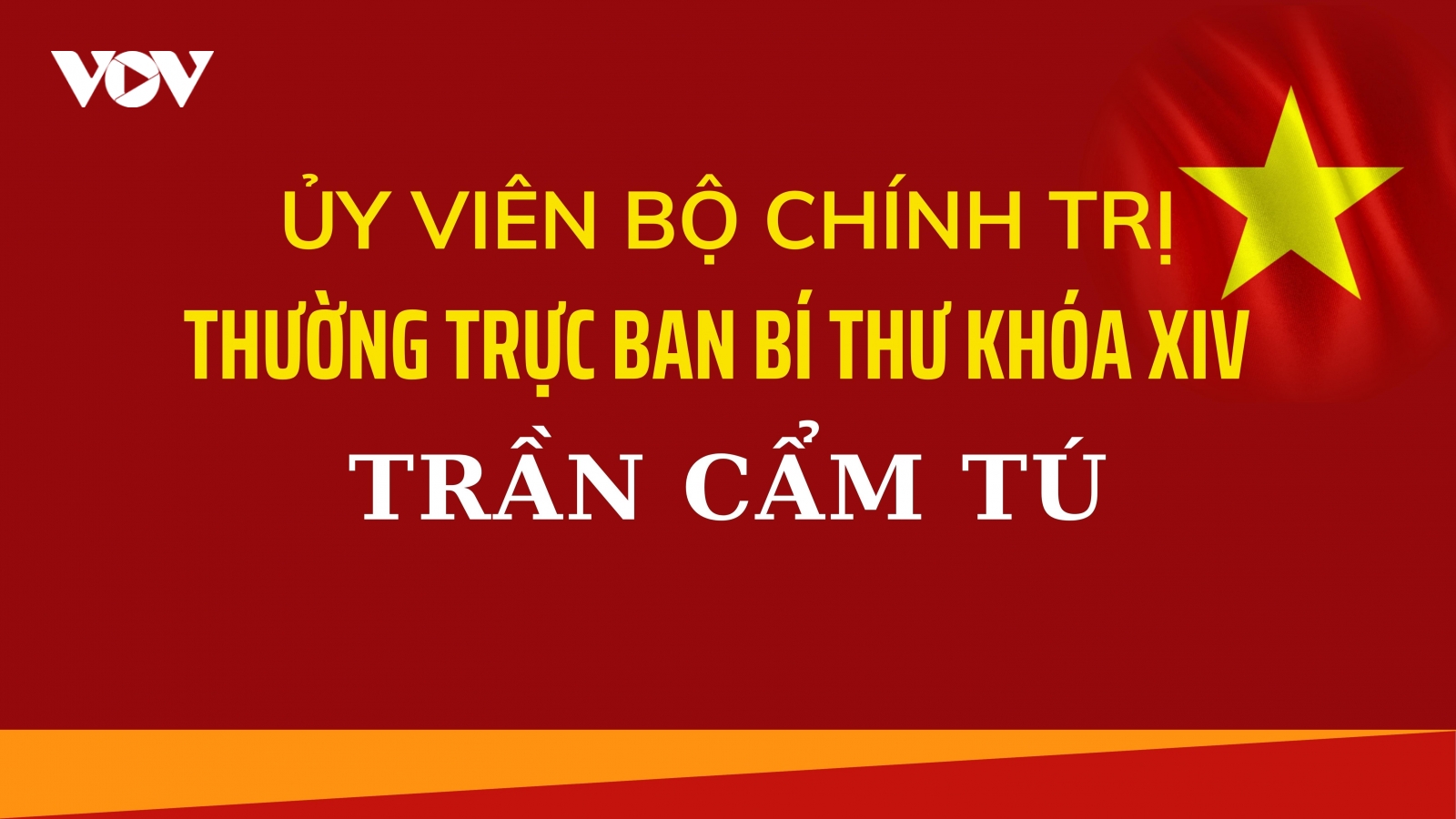 Tiểu sử Thường trực Ban Bí thư Trần Cẩm Tú