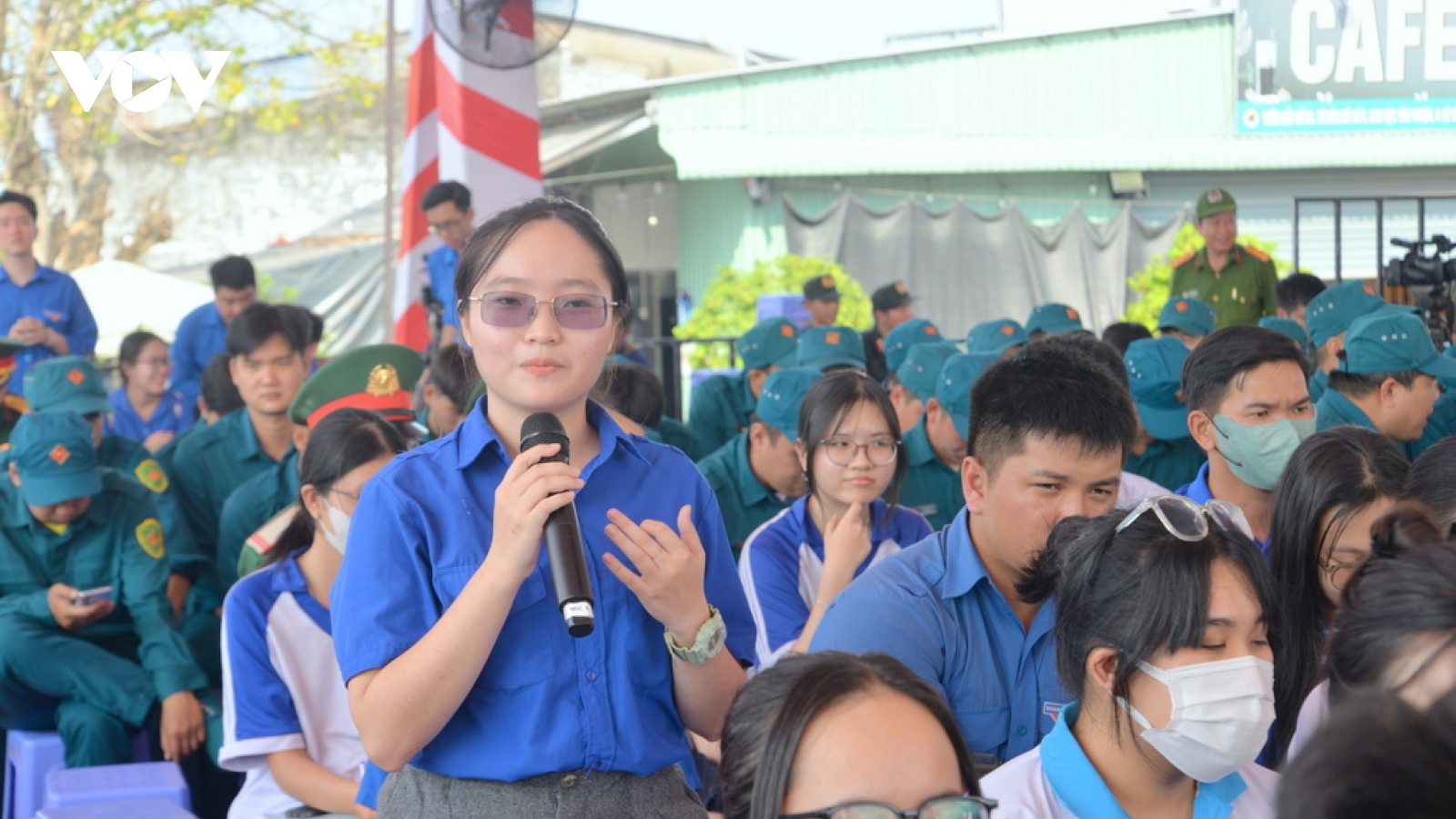 Giao lưu Anh hùng LLVTND với tuổi trẻ Cần Thơ tại Tết Quân dân