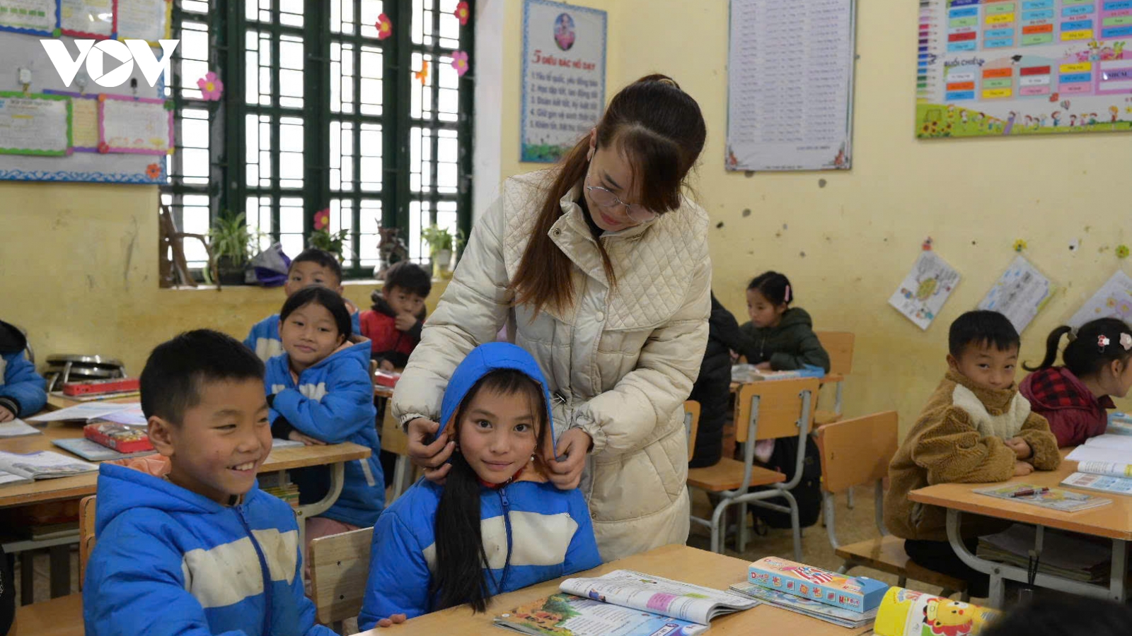 Những "thành trì" giữ ấm con chữ vùng cao Lào Cai trong ngày giá rét
