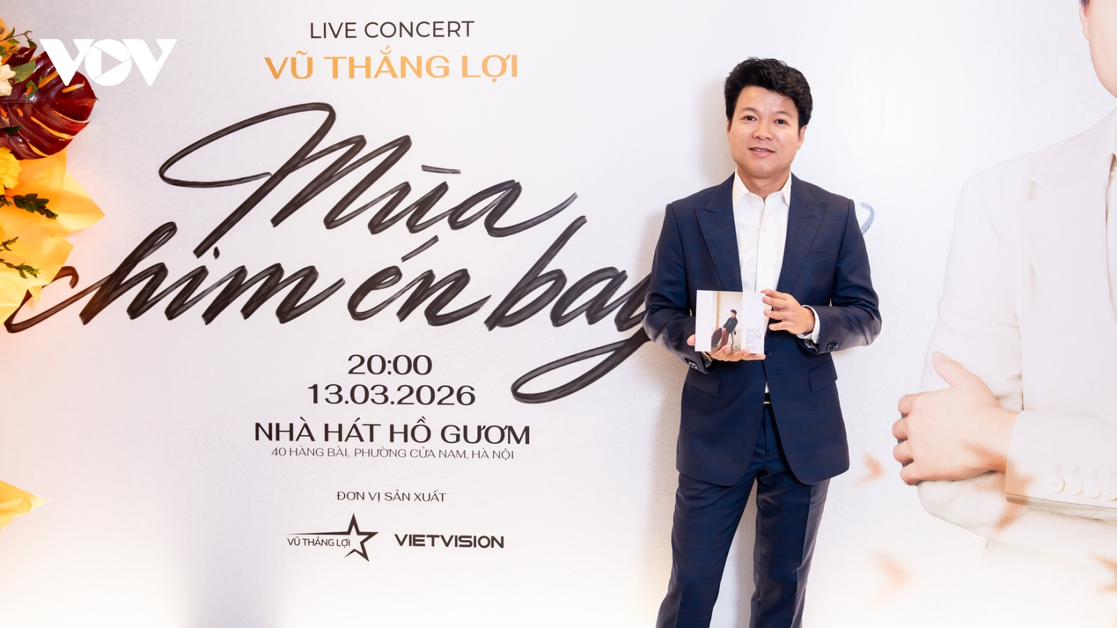 NSƯT Vũ Thắng Lợi công bố dự án âm nhạc “Live concert: Mùa chim én bay”