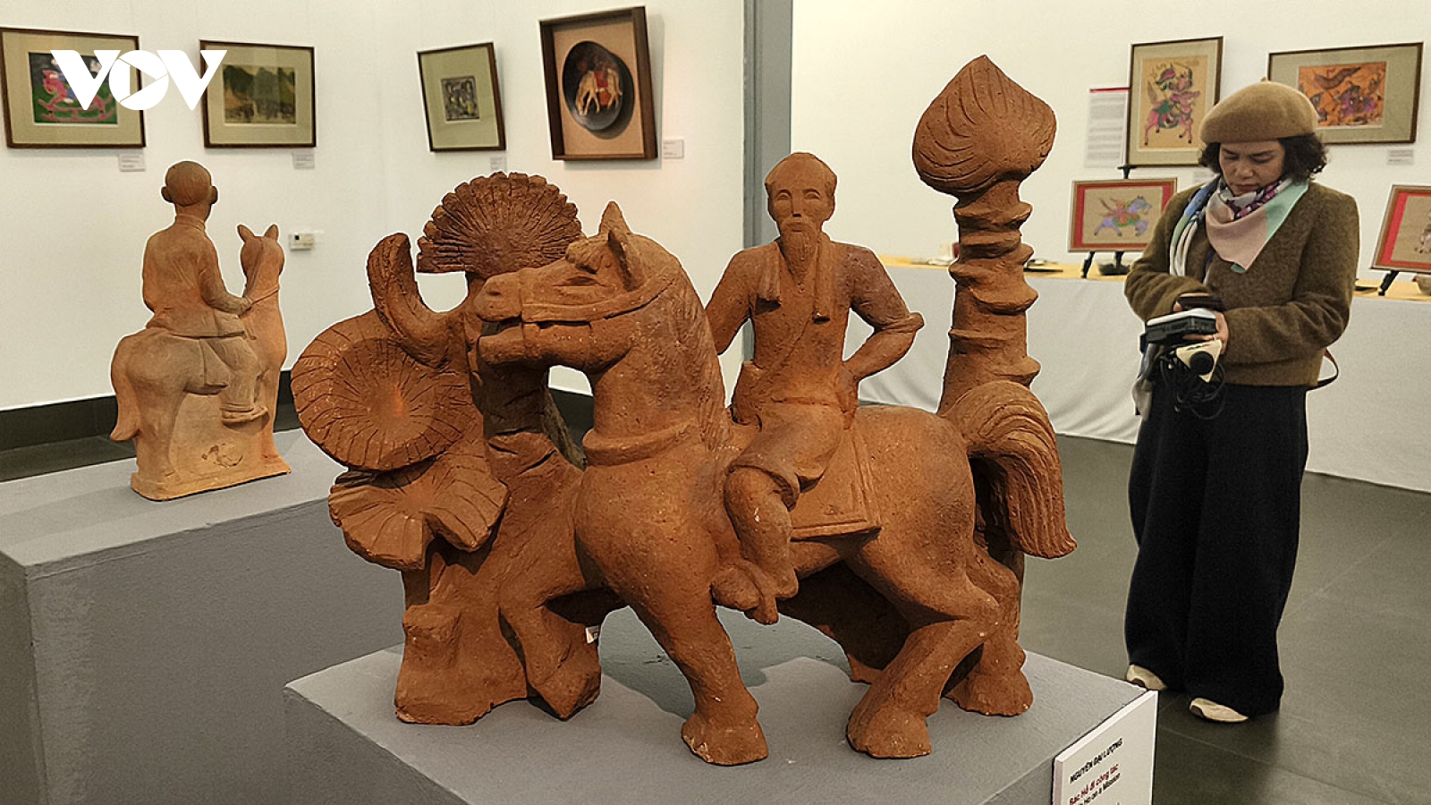 Chiêm ngưỡng hình tượng ngựa tại Triển lãm chuyên đề “Ngựa trong nghệ thuật tạo hình”