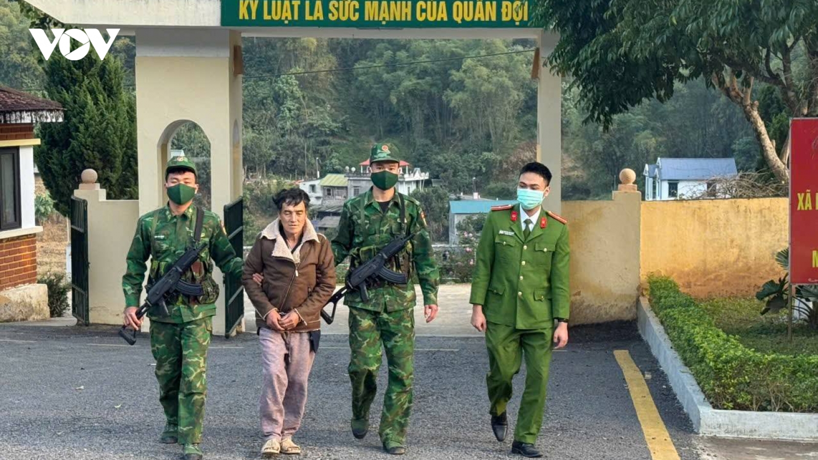 Biên phòng Trung Lý bắt giữ vụ tàng trữ ma túy