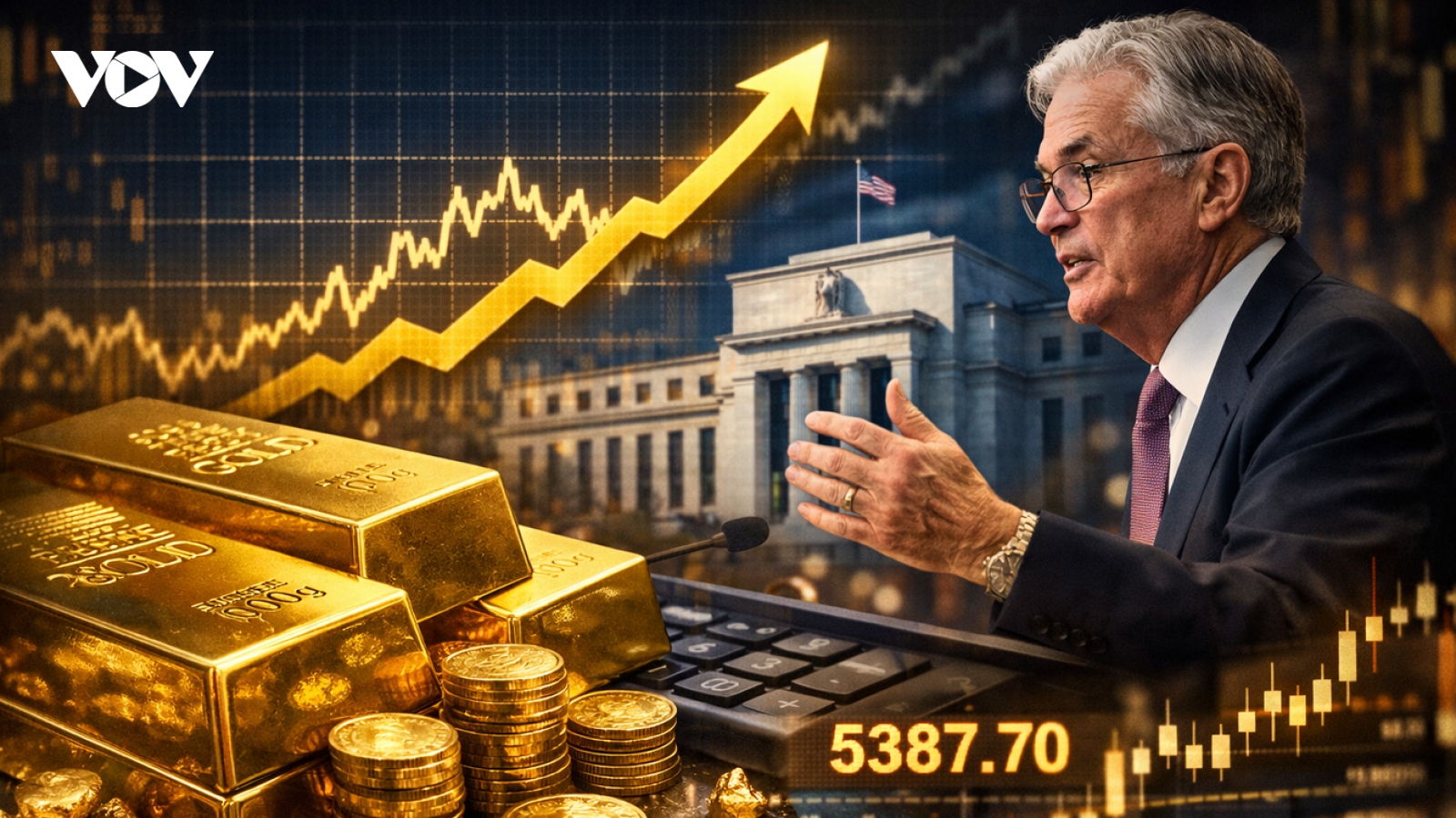 Chủ tịch FED: Đà tăng giá của vàng khó vượt mức 5.300 USD/ounce?