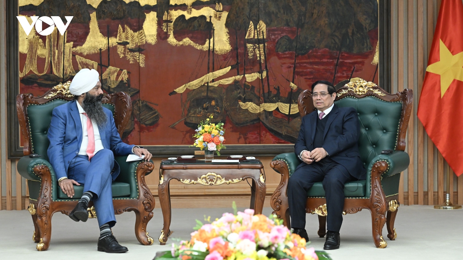 Thủ tướng Phạm Minh Chính tiếp Bộ trưởng Phát triển quốc tế Canada