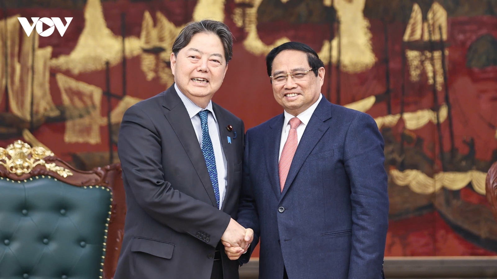 Thủ tướng Phạm Minh Chính tiếp Bộ trưởng Nội vụ và Truyền thông Nhật Bản