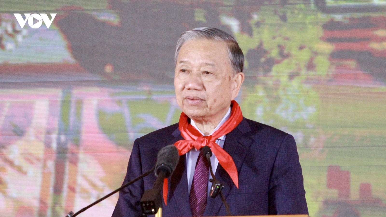 Tổng Bí thư Tô Lâm dự lễ khánh thành trường nội trú liên cấp Si Pa Phìn