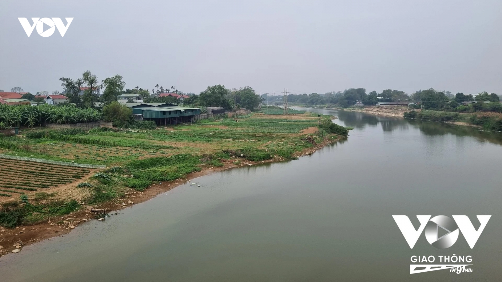 Thấp thỏm nỗi lo khi sông Đáy đổi màu