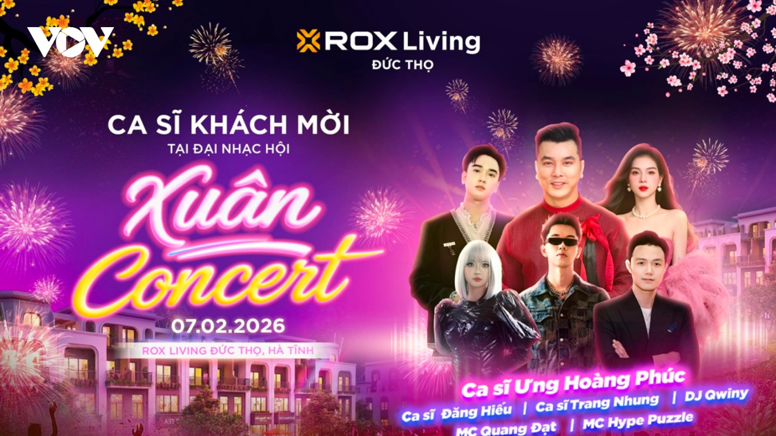 ROX Living Đức Thọ mở màn năm 2026 bằng Nhạc hội Xuân Concert