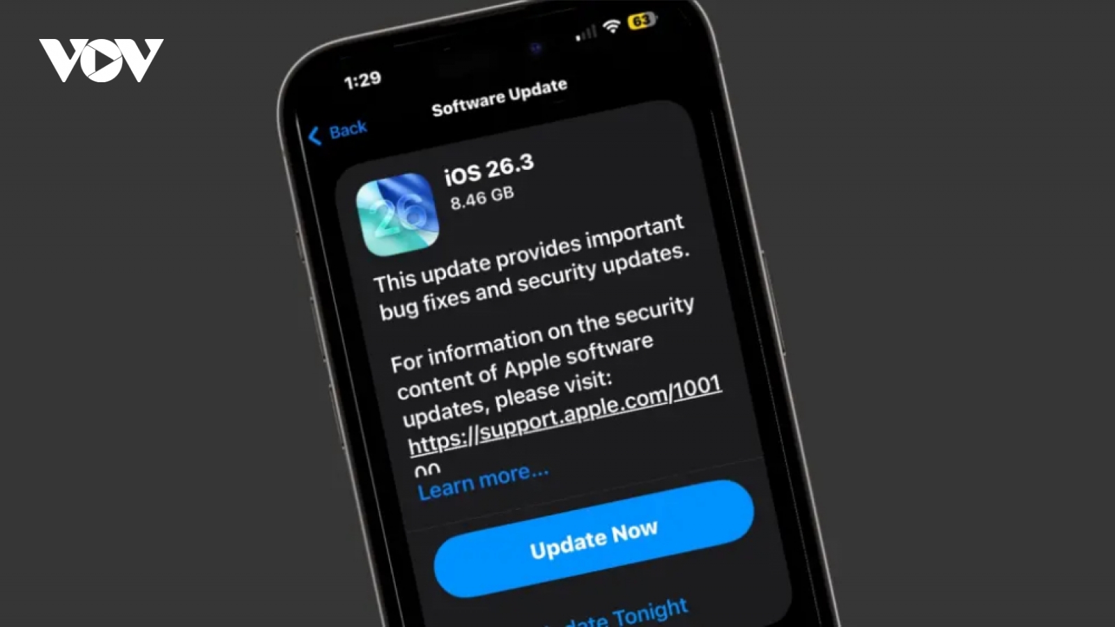 Apple nêu lý do người dùng iPhone cần cập nhật ngay iOS 26.3