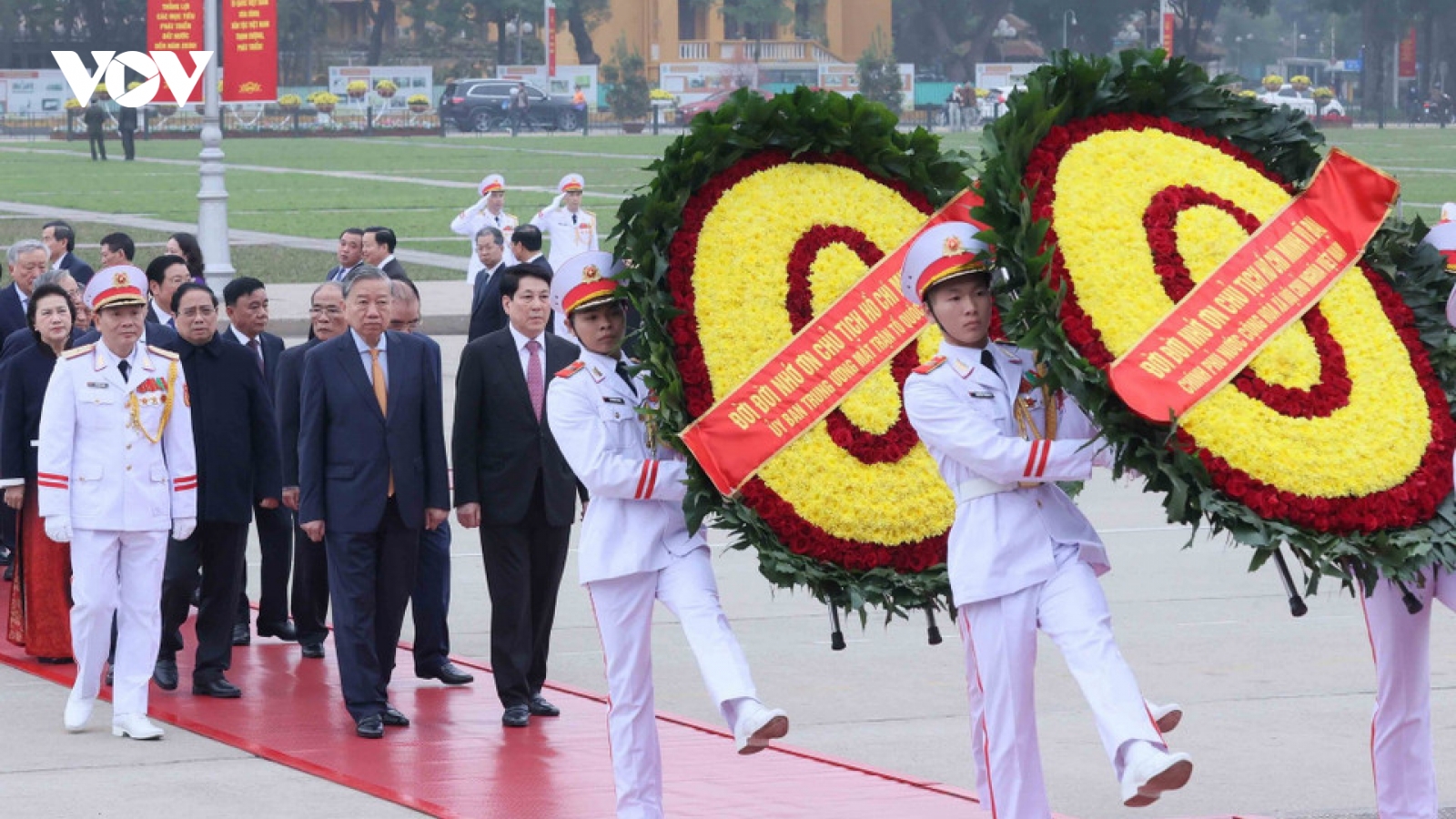 Lãnh đạo Đảng, Nhà nước viếng Chủ tịch Hồ Chí Minh