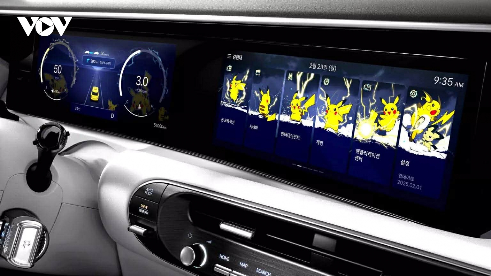 Hyundai ra mắt giao diện Infotainment chủ đề Pokémon trên xe điện và SUV