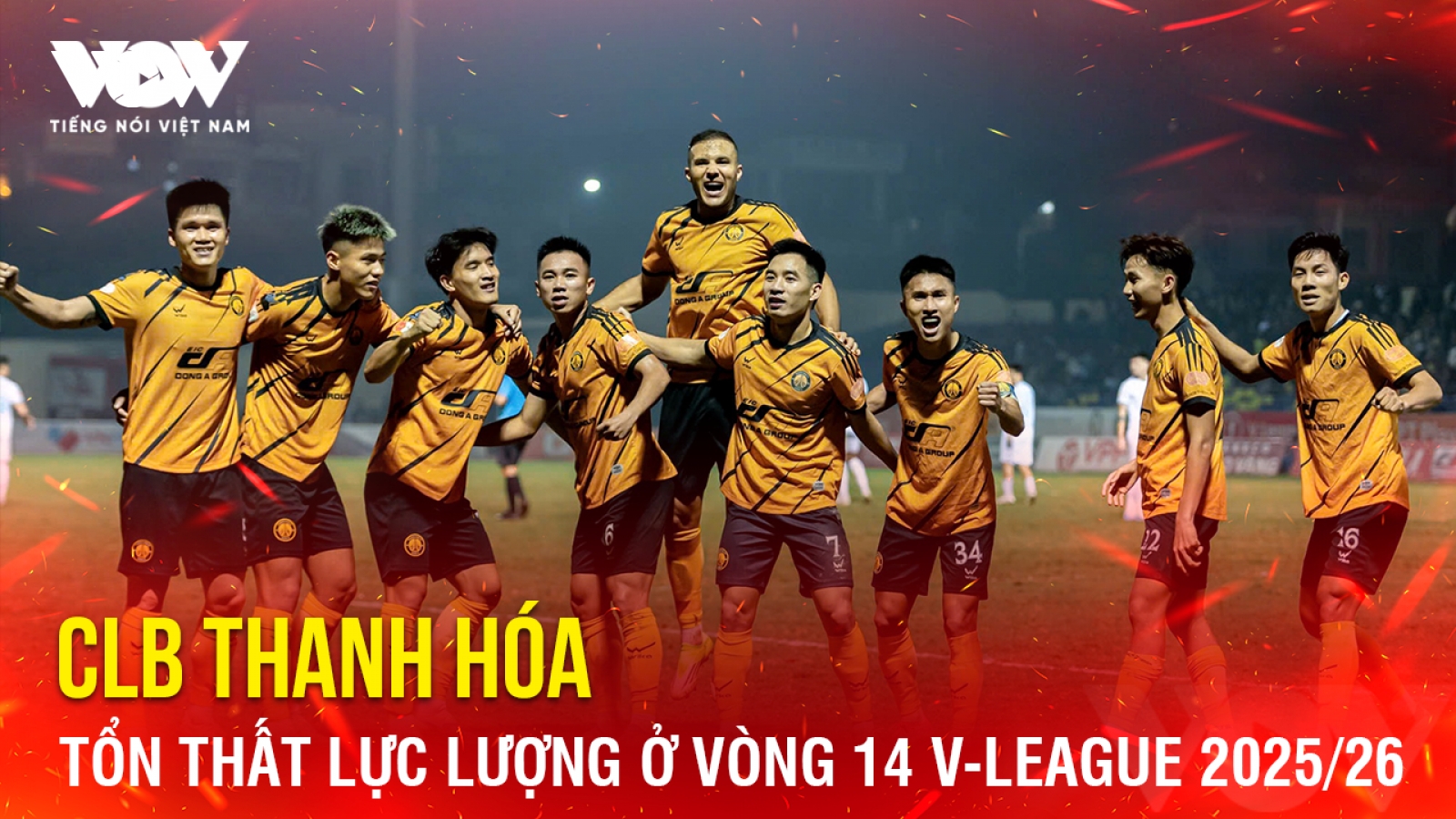 Tin bóng đá 27-2: Khó khăn chồng chất khó khăn với Thanh Hóa ở vòng 14 V-League