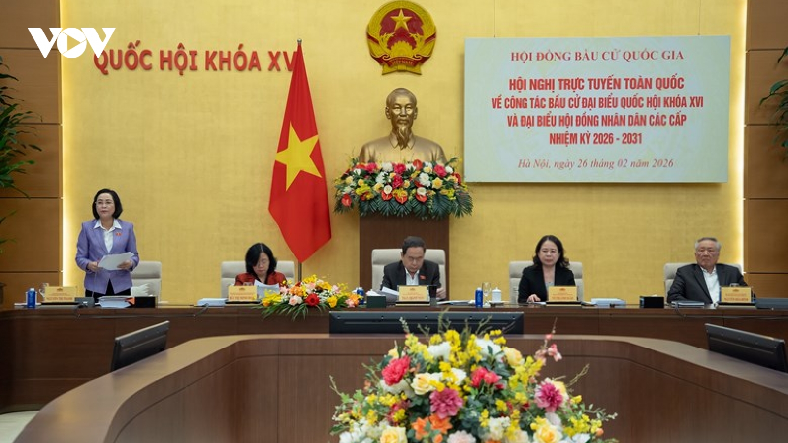 Hội nghị trực tuyến toàn quốc triển khai bầu cử đại biểu Quốc hội và HĐND các cấp