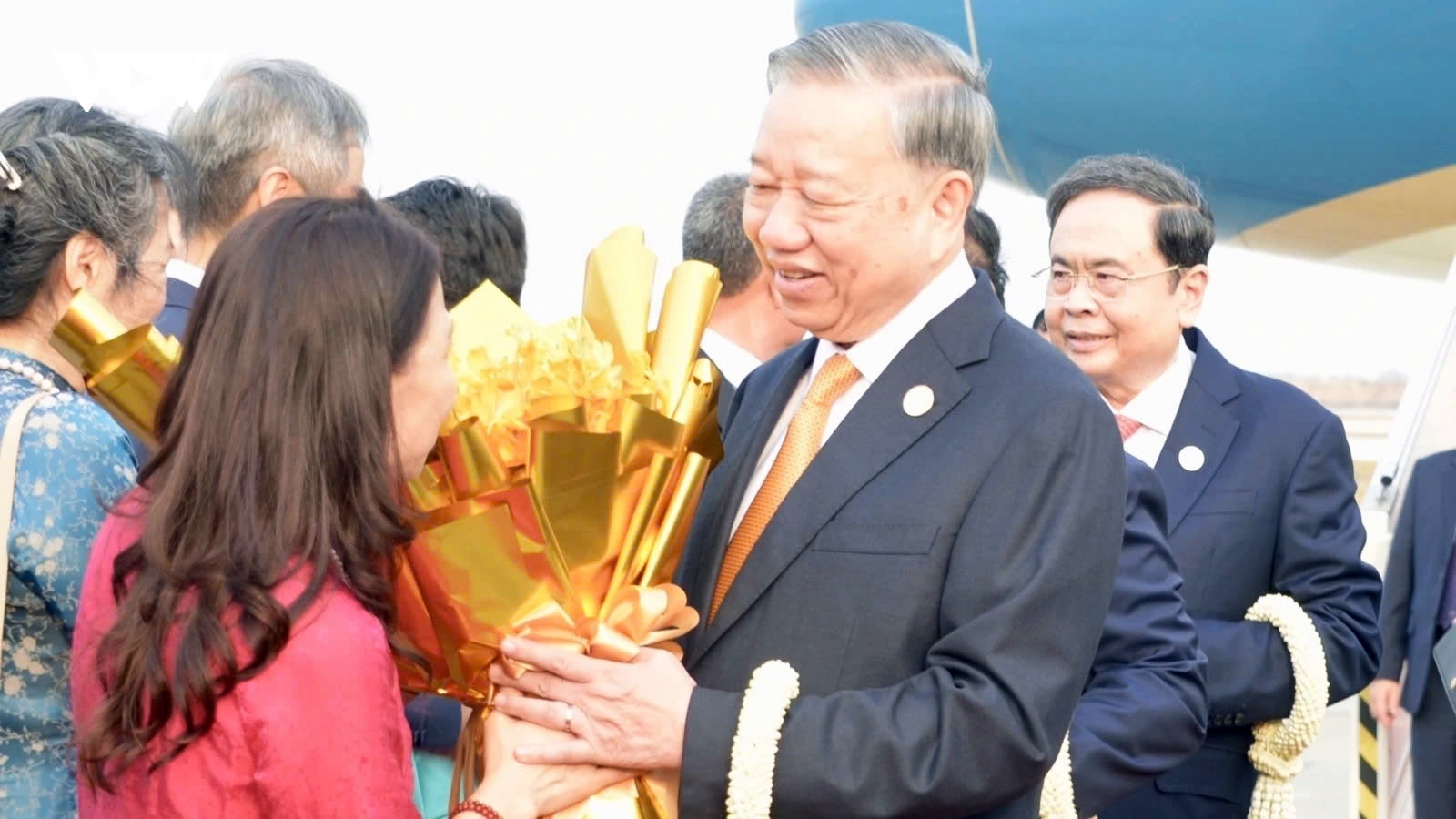 Party chief To Lam arrives in Phnom Penh for state visit to Cambodia