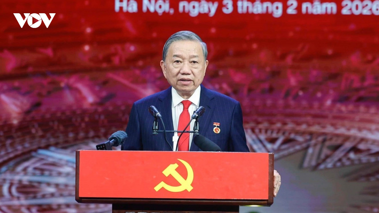 Toàn văn phát biểu của Tổng Bí thư Tô Lâm tại Lễ trao giải Búa liềm Vàng lần thứ X