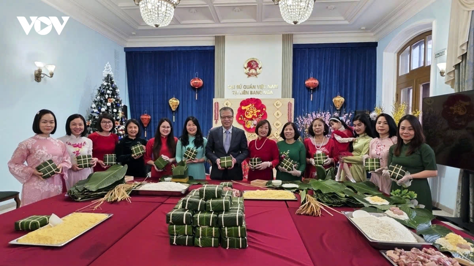 Tet cake making event held in Russia to welcome Lunar New Year 2026