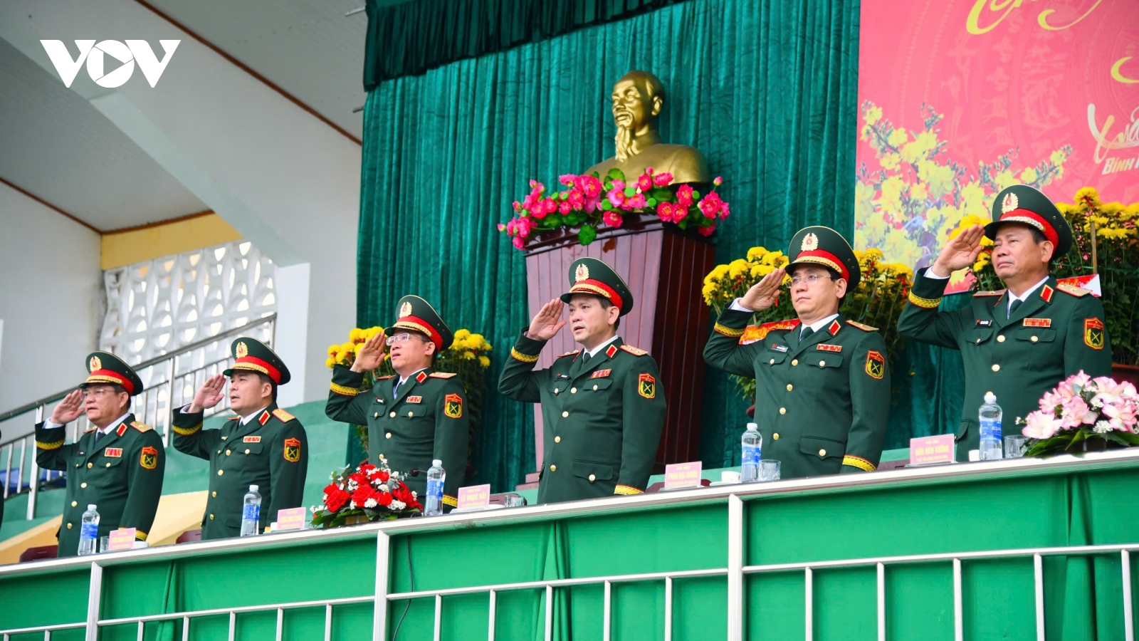 Thiêng liêng Lễ chào cờ đầu Xuân Bính Ngọ 2026 tại Bộ Tư lệnh Quân khu 5