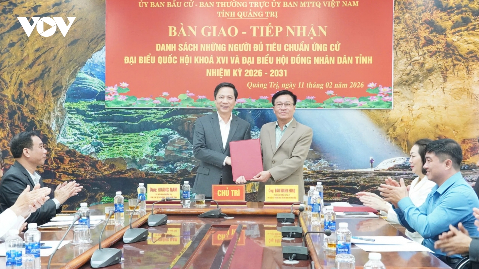 Quảng Trị "chốt" danh sách người đủ tiêu chuẩn ứng cử đại biểu Quốc hội khóa XVI
