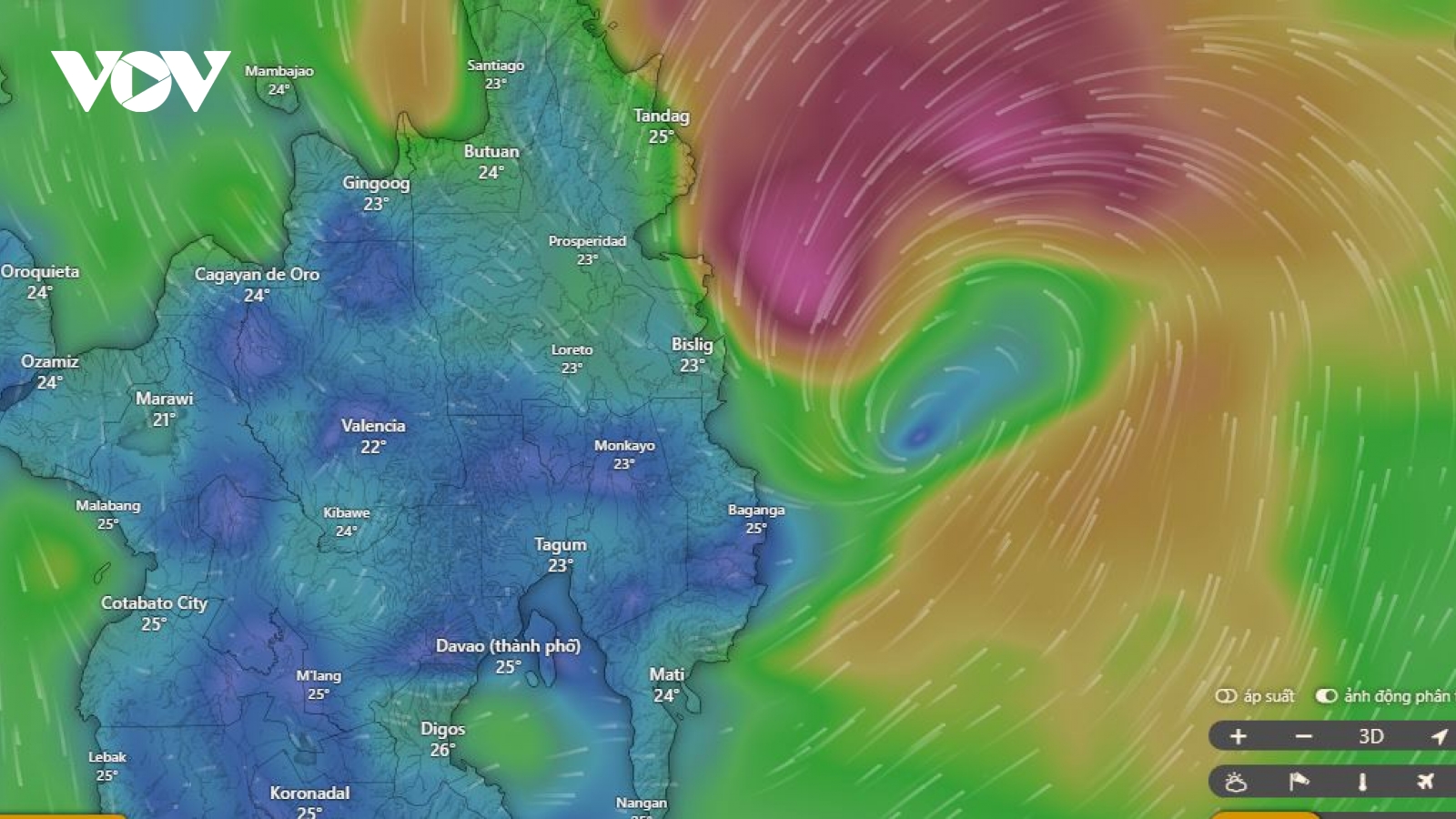 Bão Penha sắp vào Biển Đông, không khí lạnh khiến bão nhanh suy yếu?