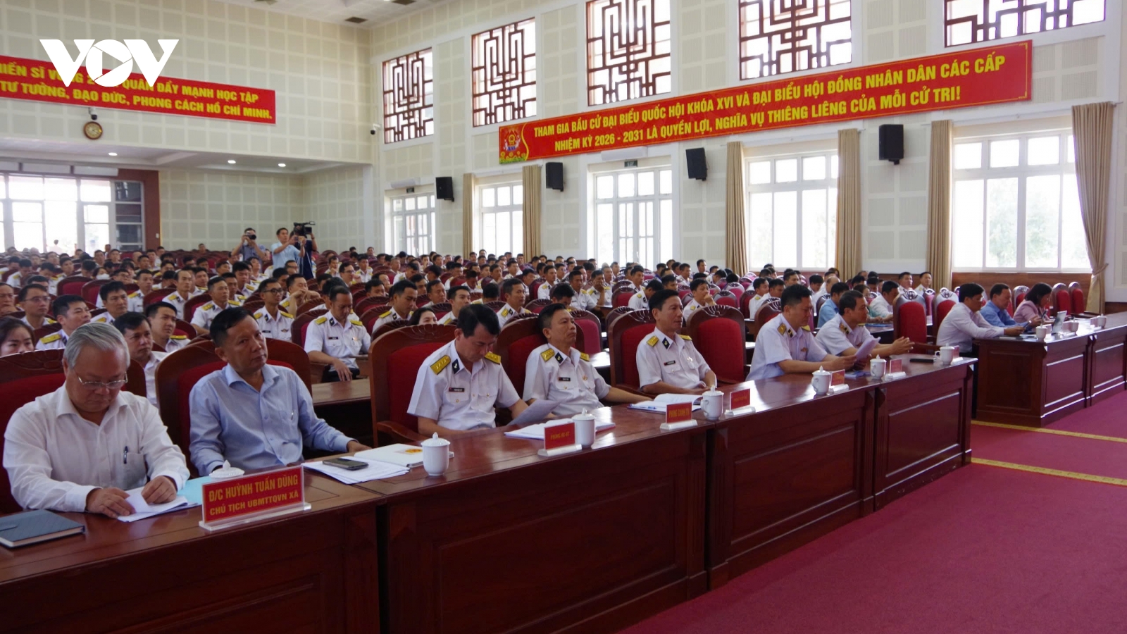 Sẵn sàng bầu cử sớm cho nhà giàn DK1 và tàu làm nhiệm vụ trên biển