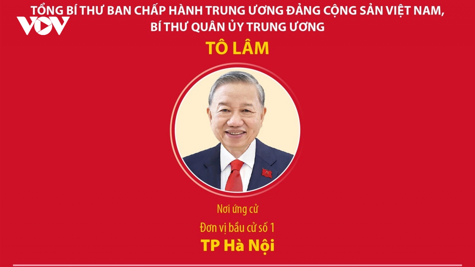 Các lãnh đạo cấp cao ứng cử đại biểu Quốc hội khóa XVI