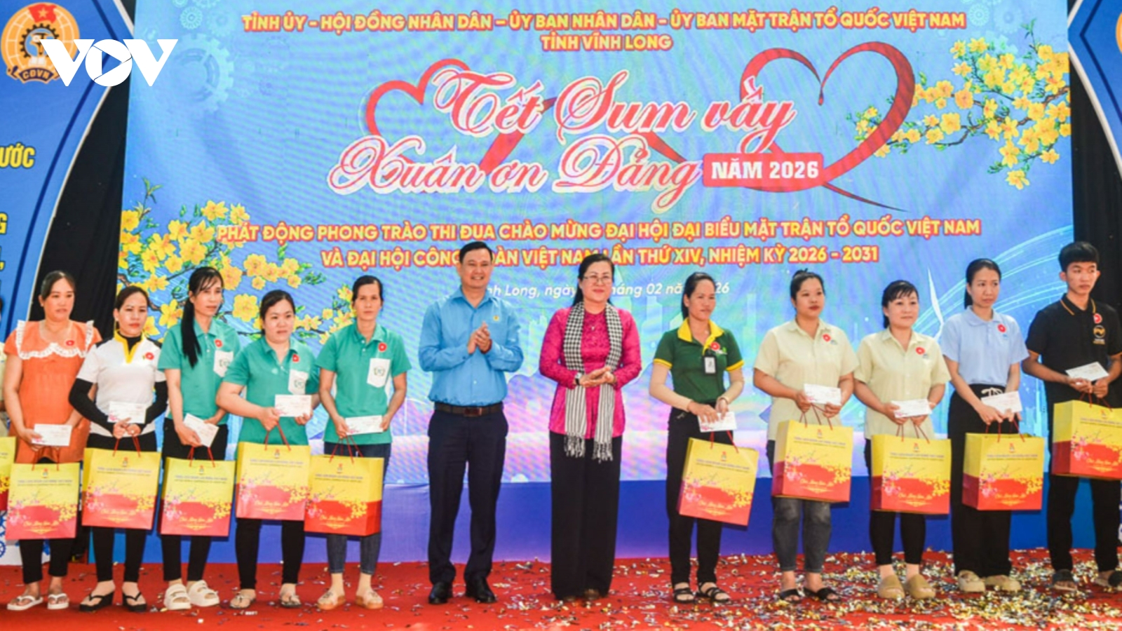 Vĩnh Long: Hơn 7,3 tỷ đồng chăm lo Tết cho đoàn viên, người lao động