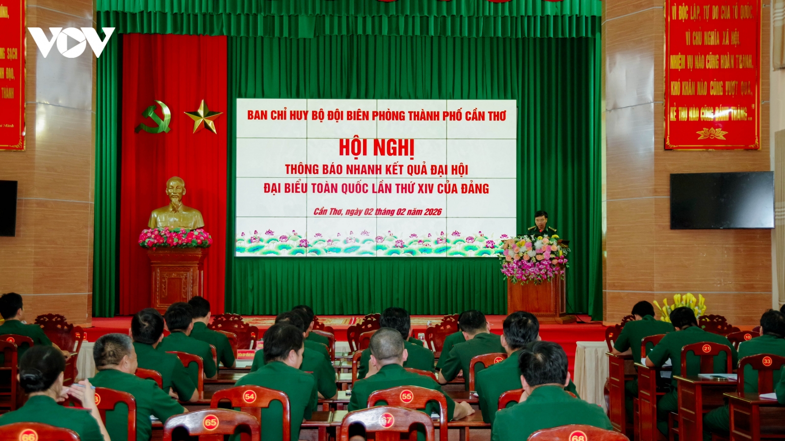 Biên phòng thành phố Cần Thơ thông báo nhanh kết quả Đại hội XIV của Đảng