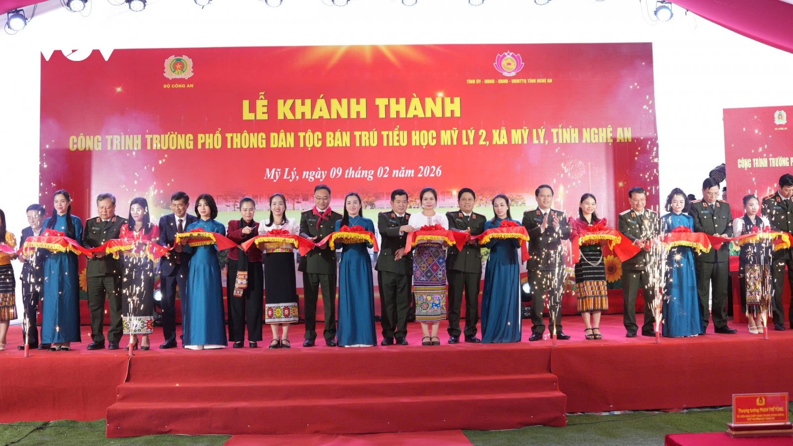 Khánh thành Trường Phổ thông dân tộc bán trú tiểu học Mỹ Lý 2 tại Nghệ An