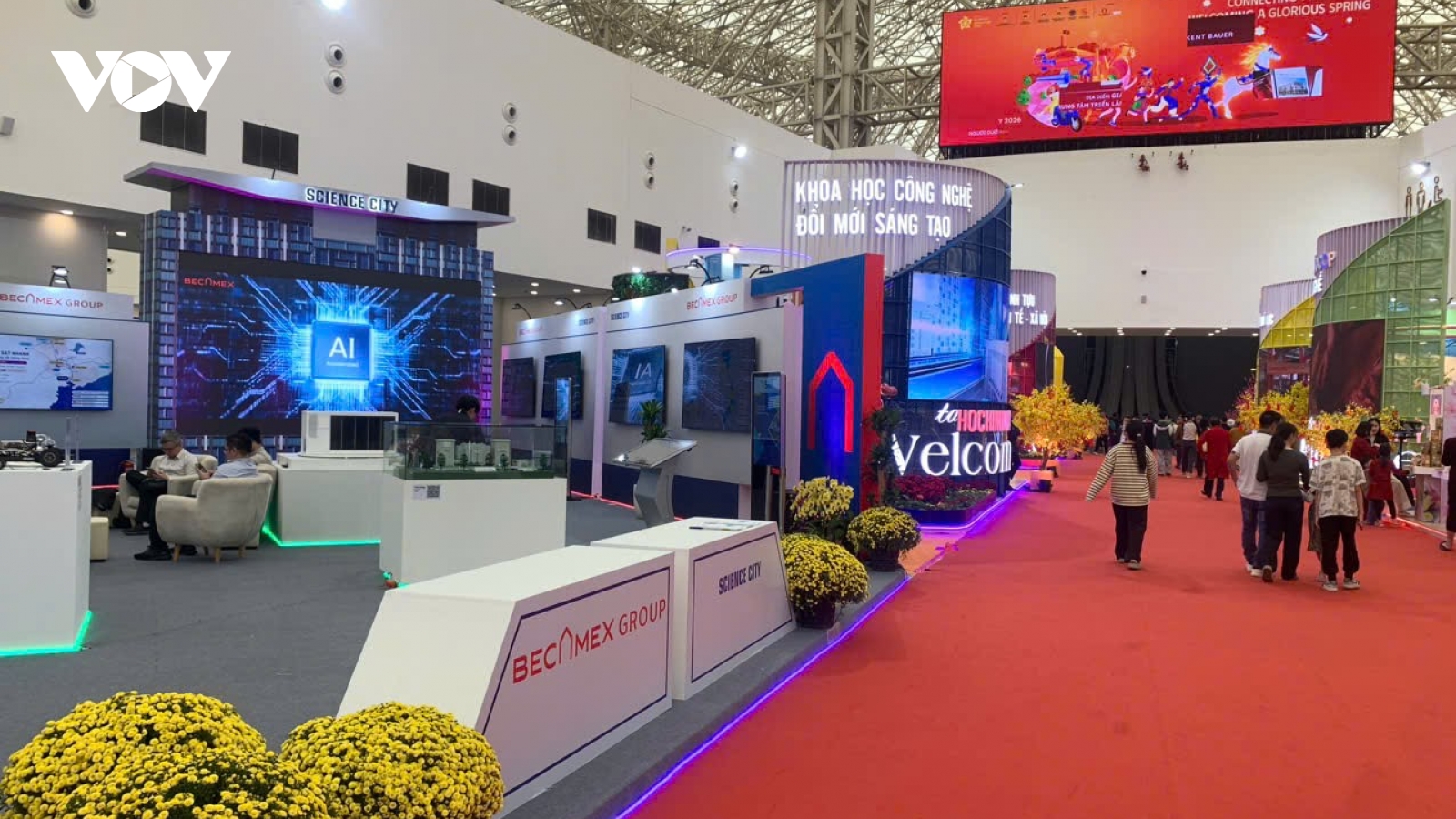 Hội chợ Mùa Xuân 2026: Ứng dụng công nghệ trong từng sản phẩm