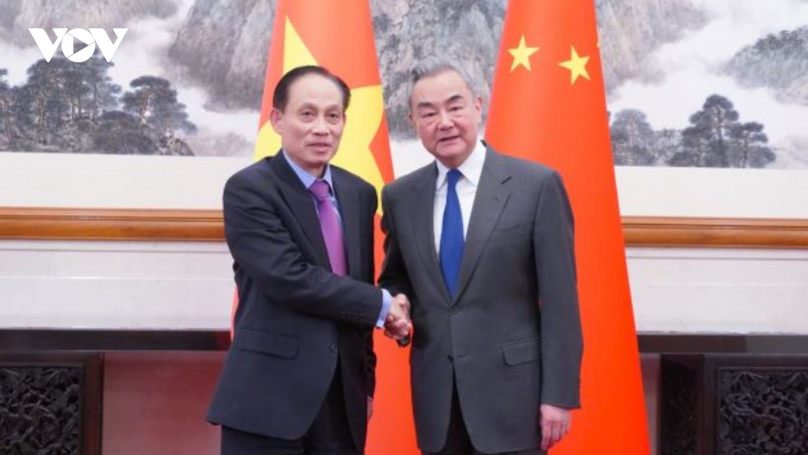 Bộ trưởng Lê Hoài Trung hội đàm với Bộ trưởng Trung Quốc Vương Nghị