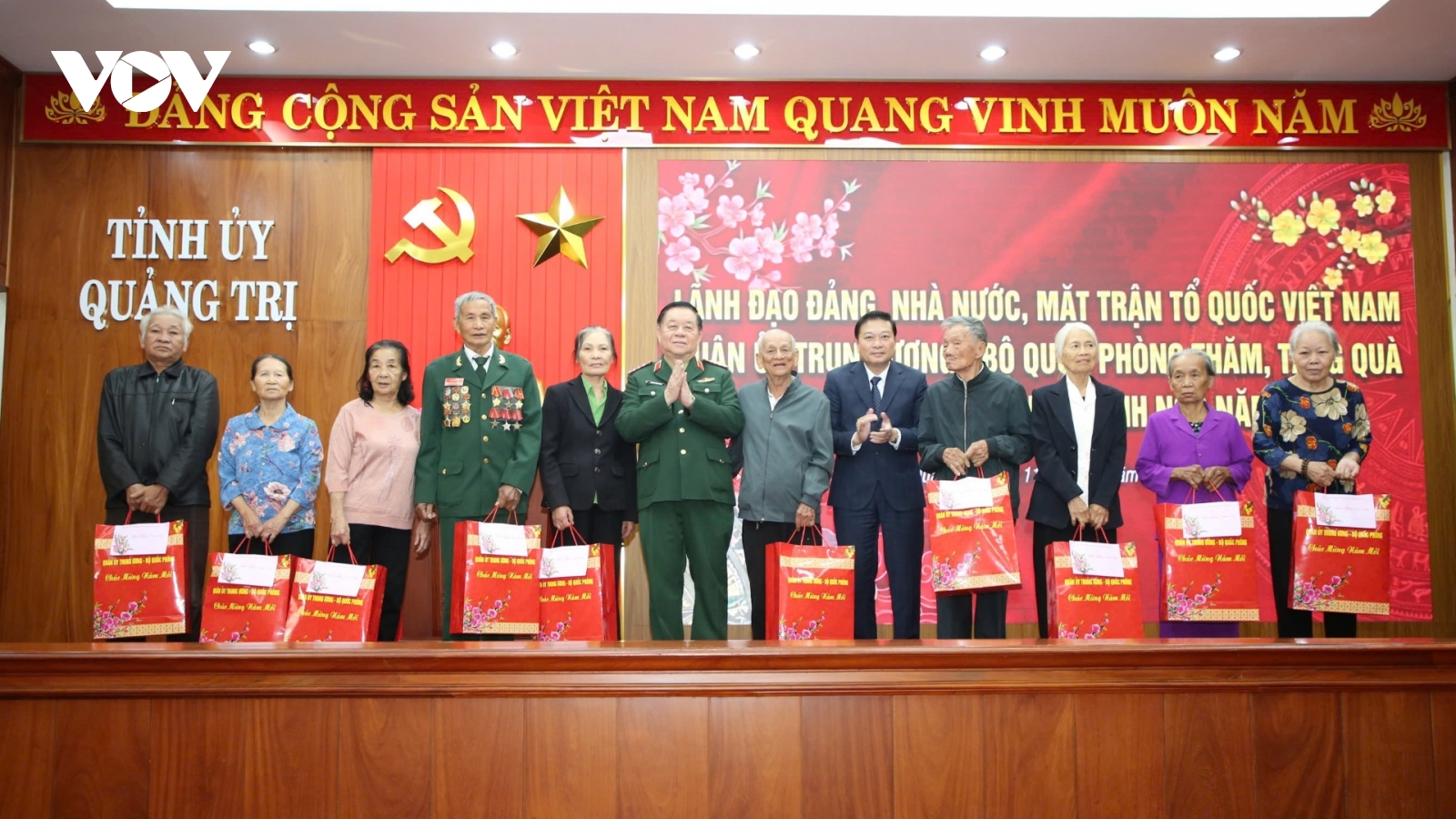 Đại tướng Nguyễn Trọng Nghĩa thăm, chúc Tết tại tỉnh Quảng Trị