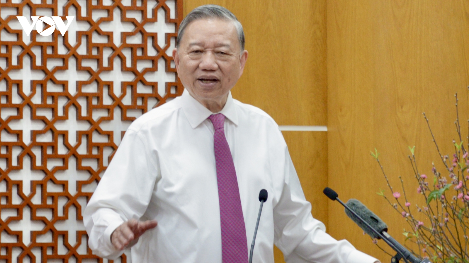 Tổng Bí thư Tô Lâm thăm và chúc Tết tại Tây Ninh