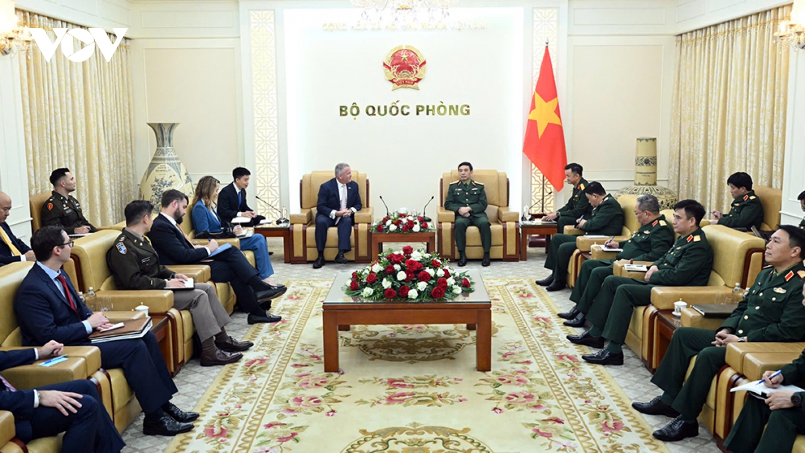 Đại tướng Phan Văn Giang tiếp Trợ lý Ngoại trưởng Hoa Kỳ