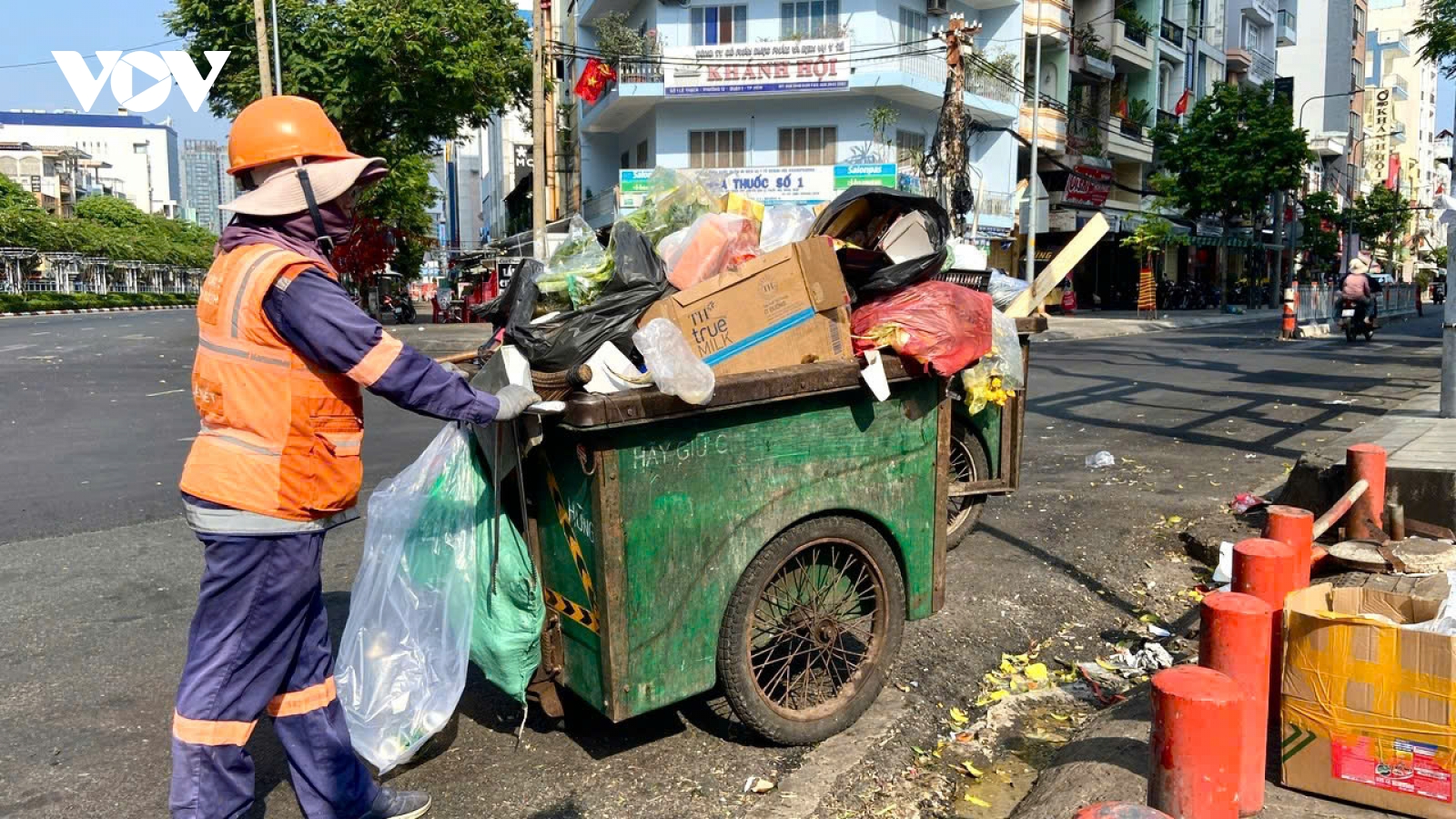 TP.HCM: Những người thầm lặng giữ Tết thêm xanh