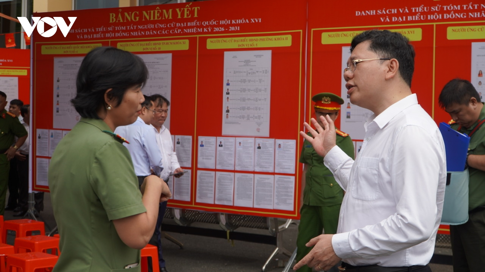 Kiểm tra công tác chuẩn bị tại 4 khu vực bầu cử sớm ở TP.HCM