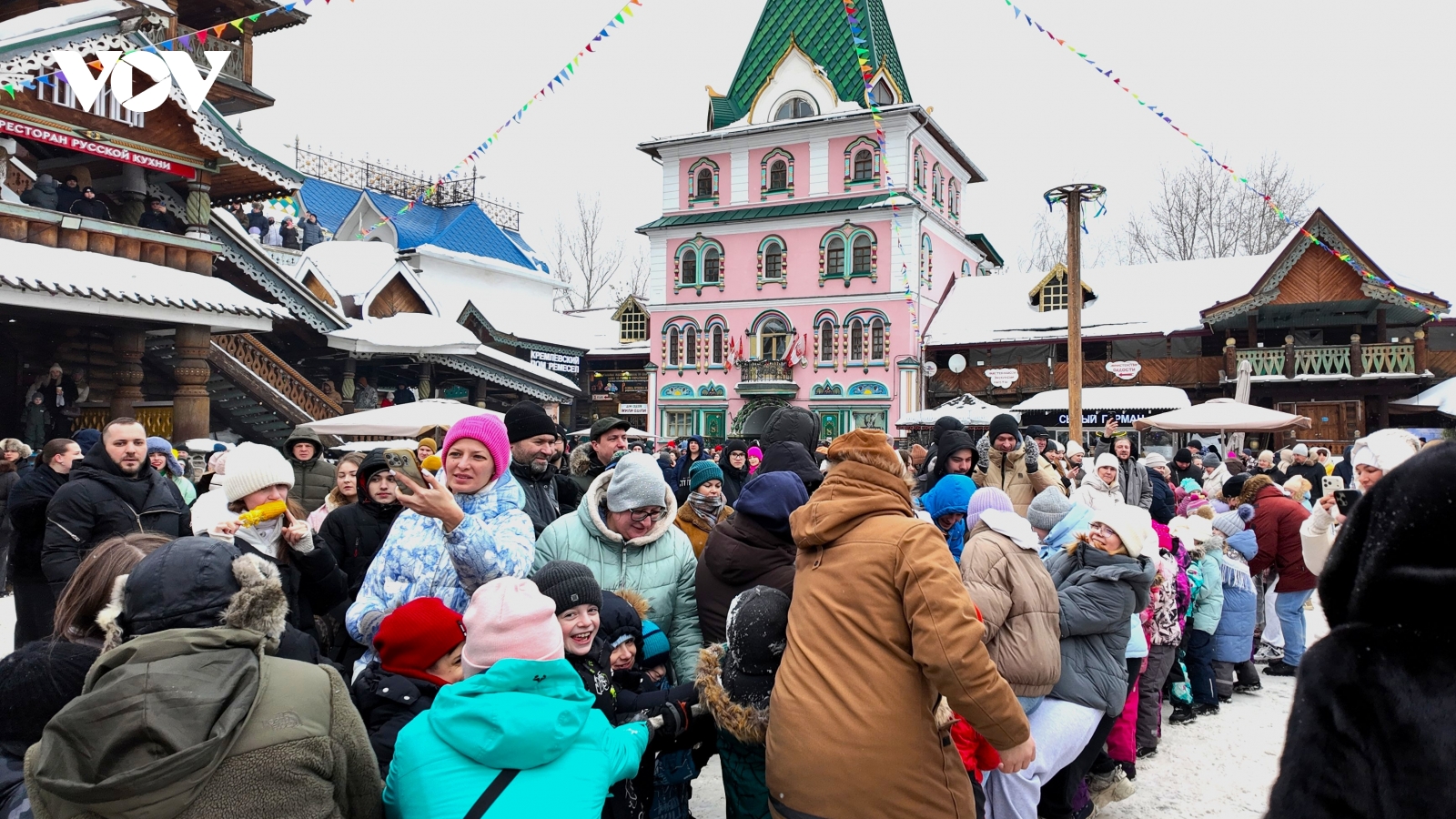 Lễ tiễn mùa đông Maslenitsa 2026 tại Moskva