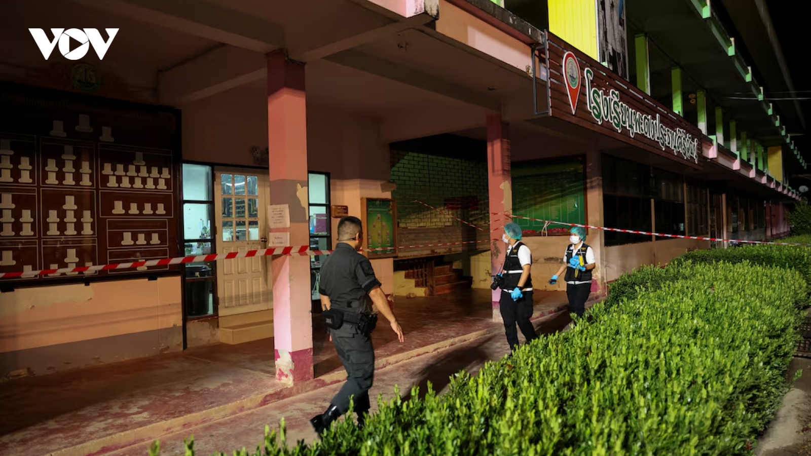 Xả súng tại trường học ở Thái Lan, hiệu trưởng thiệt mạng