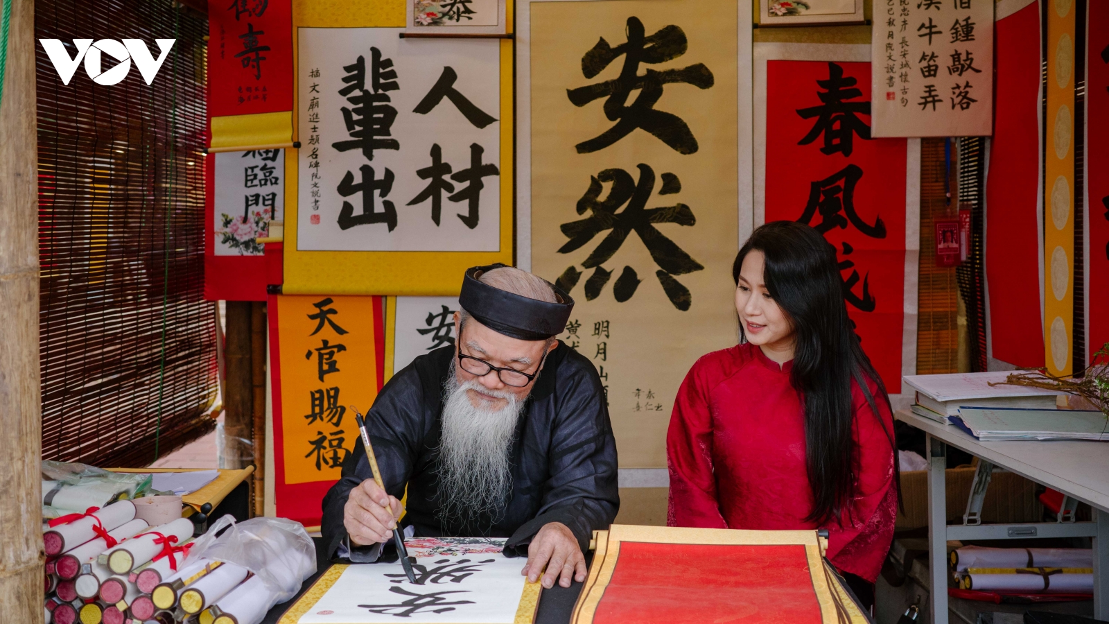 Xin chữ đầu năm – Nét đẹp văn hóa gửi gắm ước vọng mùa xuân