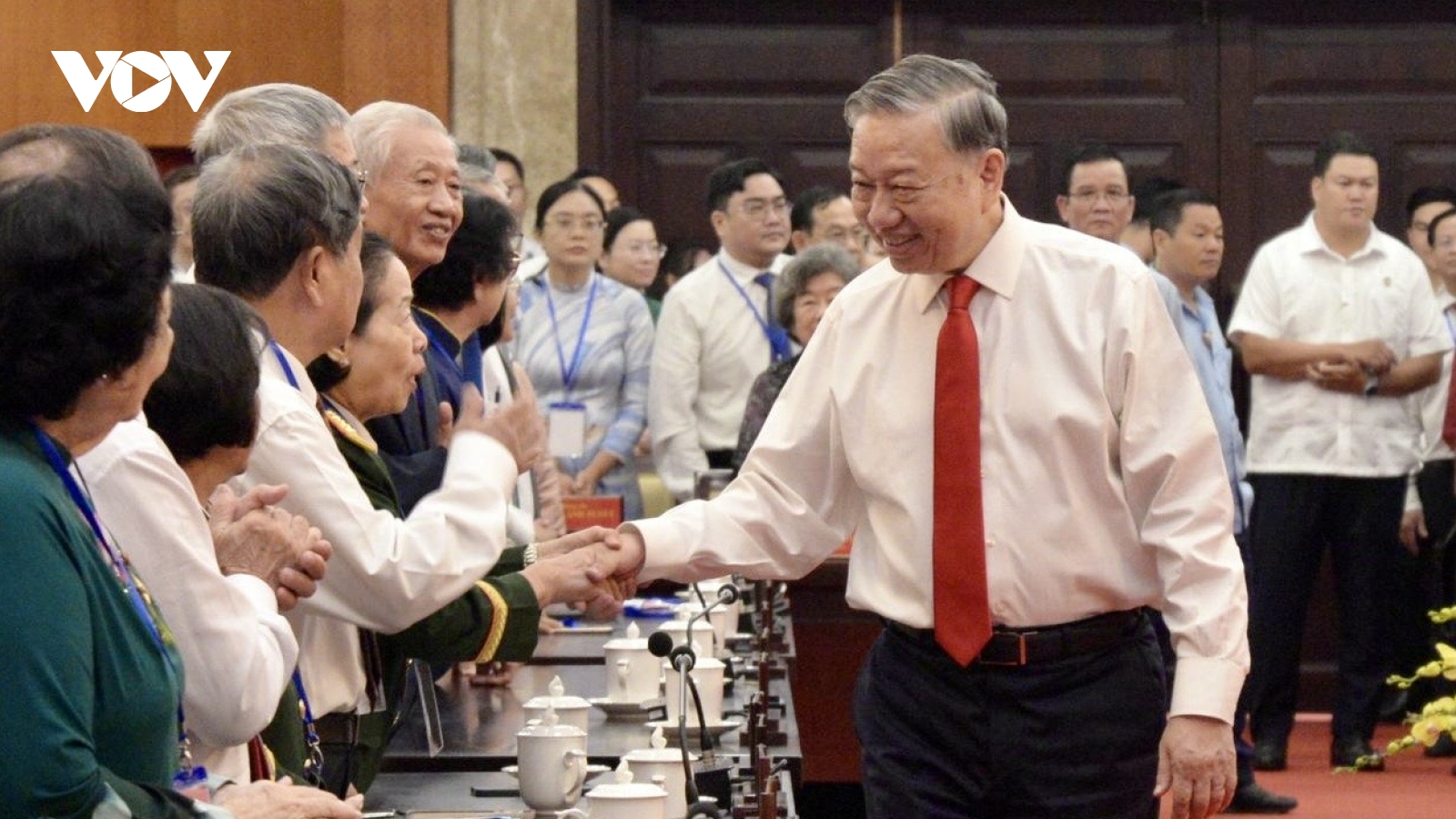 Tổng Bí thư Tô Lâm thăm, chúc Tết Đảng bộ và nhân dân TP Hồ Chí Minh