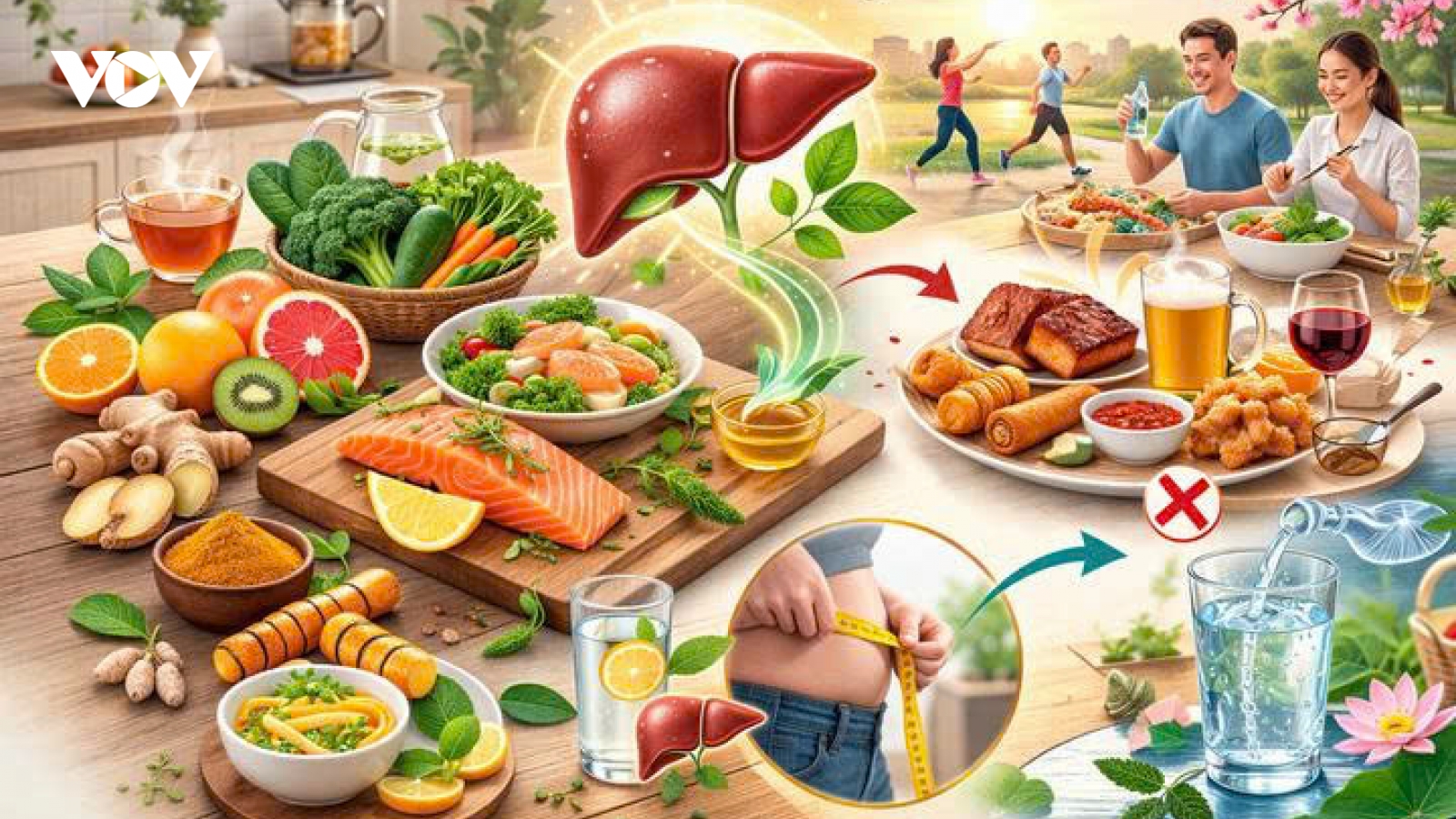 5 nhóm thực phẩm phục hồi gan sau chuỗi ngày quá tải vì rượu bia
