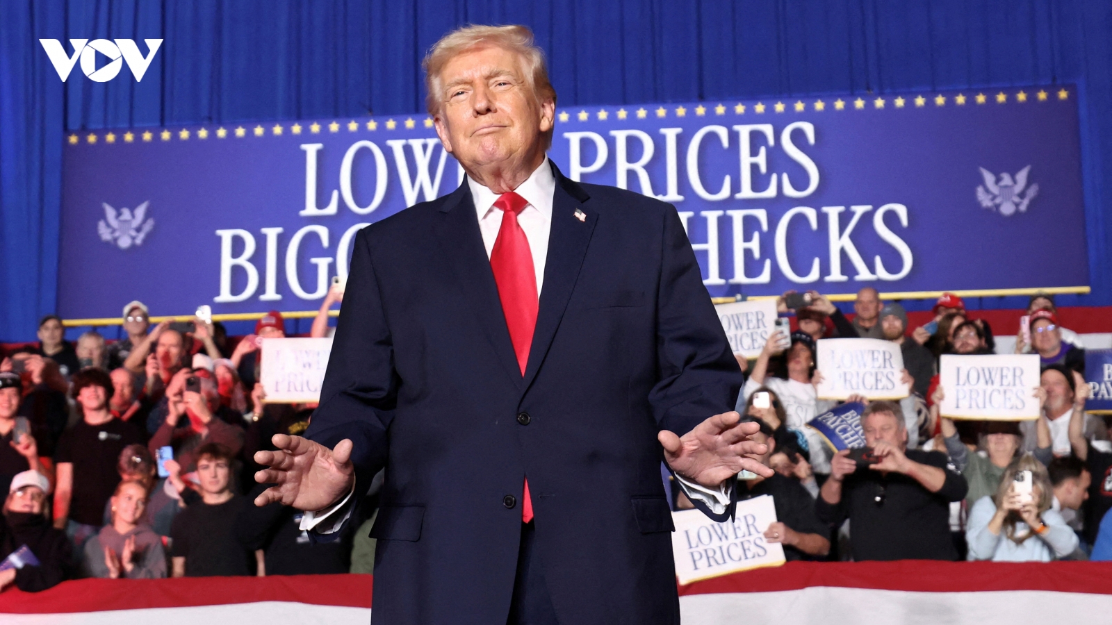 Ông Trump tuyên bố kinh tế Mỹ đã đạt được những mục tiêu đề ra